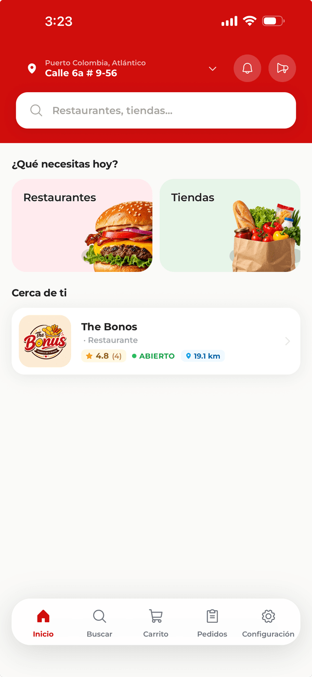 Puerto Food App