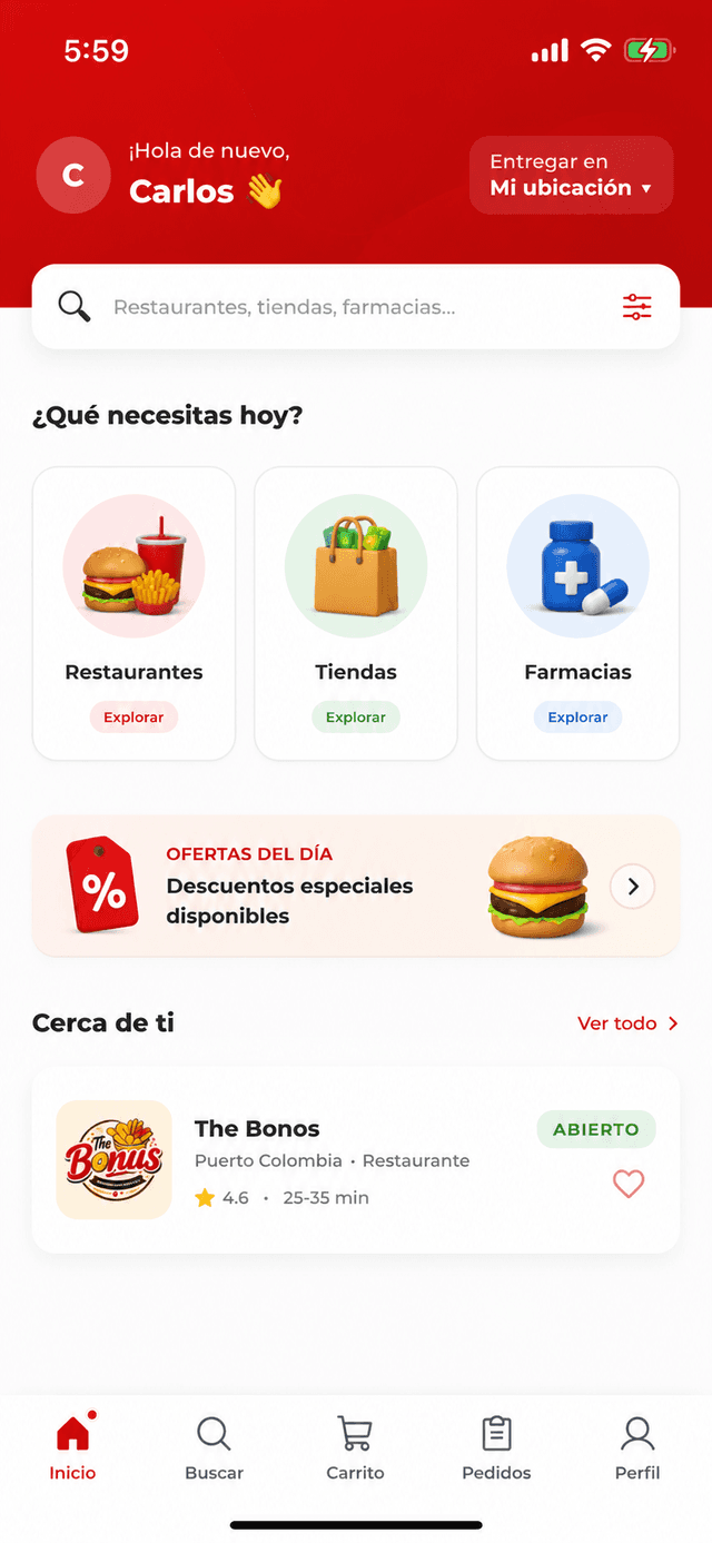 Puerto Food App